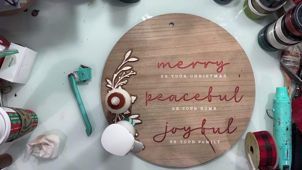 Chalk Couture Merry Be Your Christmas #diy #christmas2022 #easy #kits