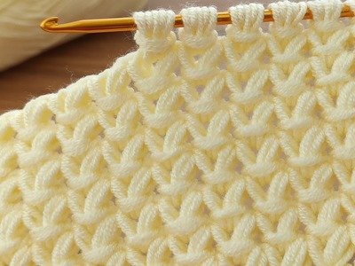 Greatt ???????? * Super Easy Tunisian Crochet Baby Blanket For Beginners online Tutorial * #Tunisian