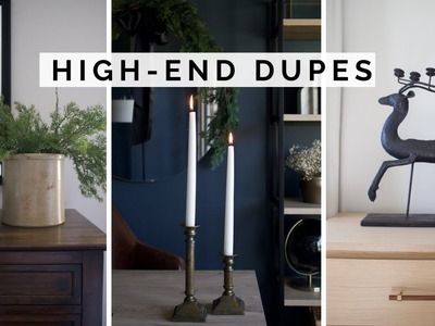 HIGH END VS THRIFT STORE | DIY HIGH END DUPES HOME DECOR ON A BUDGET