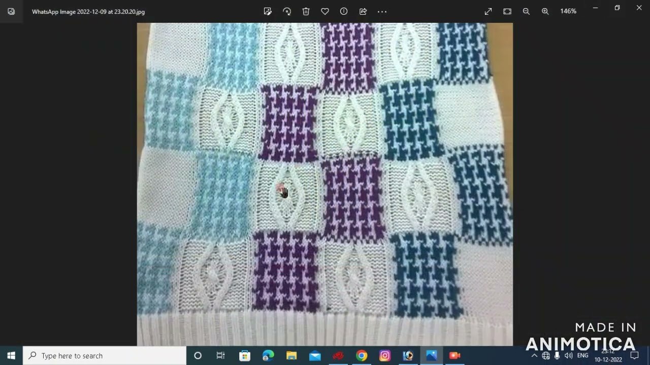 #How to make in  intarsiya  flot knit jaquard pattern #hqpds knit pattern learn