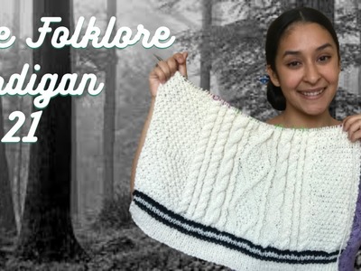 Knitting Podcast ep 21. Knitting the Taylor Swift Folklore Cardigan + Trilo Tee