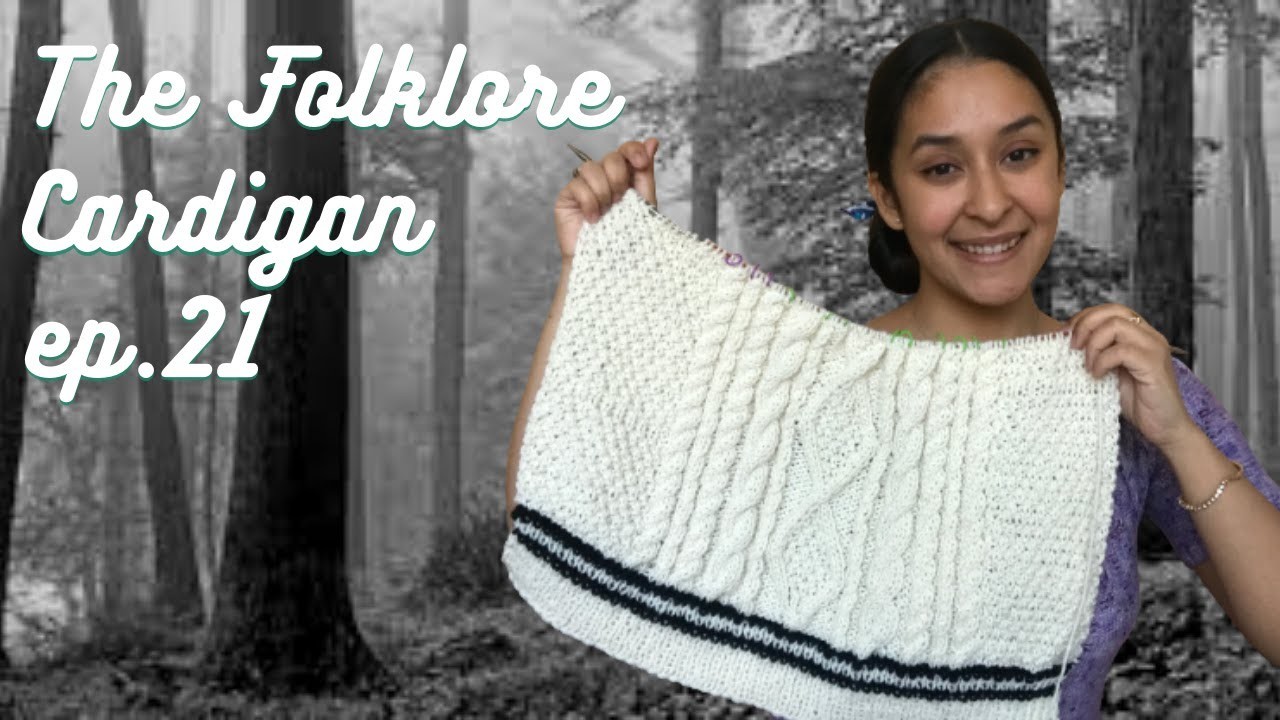 Knitting Podcast ep 21. Knitting the Taylor Swift Folklore Cardigan + Trilo Tee