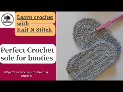 Perfect sole for 9to12 month[Knit N Stitch] Class:25 knitting love.knitting life