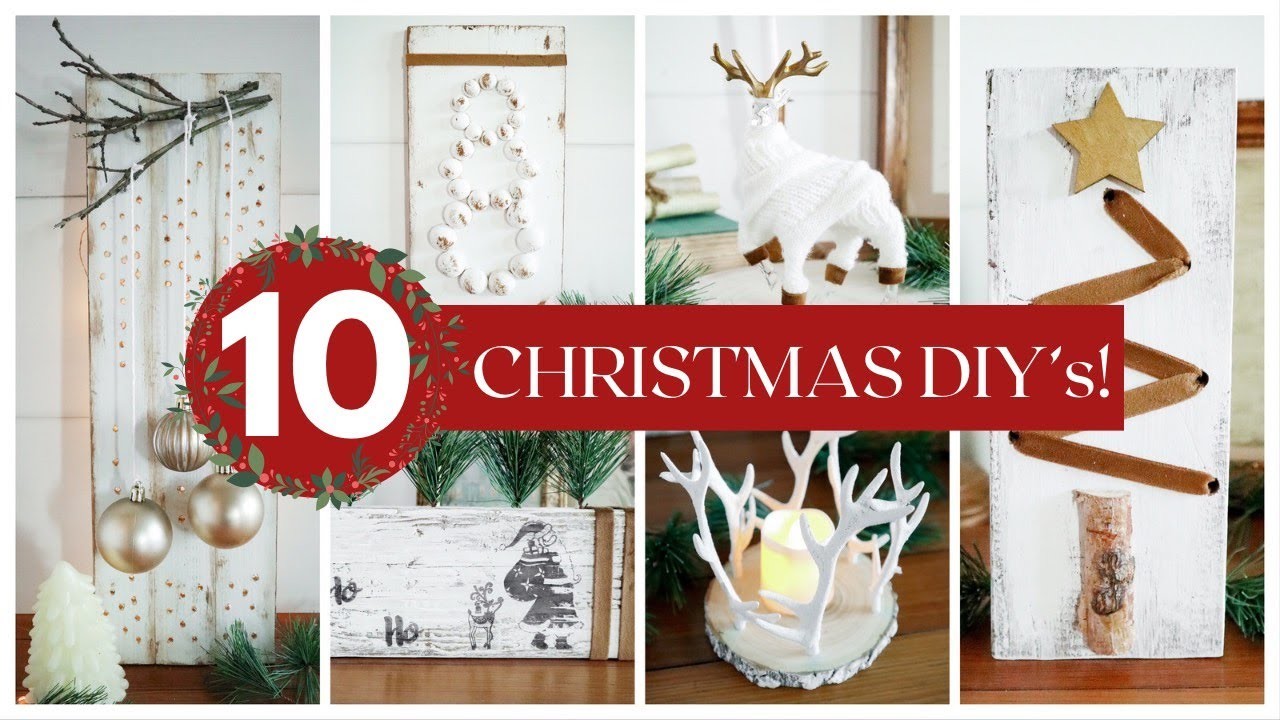 10 Christmas DIY's For 2022!! (Budget Friendly and Easy!)