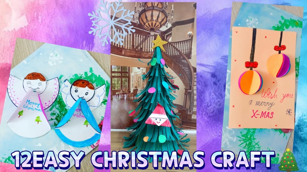 12 Amazing Christmas craft idea 2022 || Christmas decoration ????|| paper craft????