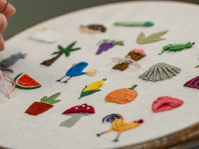 20 Tiny Embroidery Designs for All Skill Levels