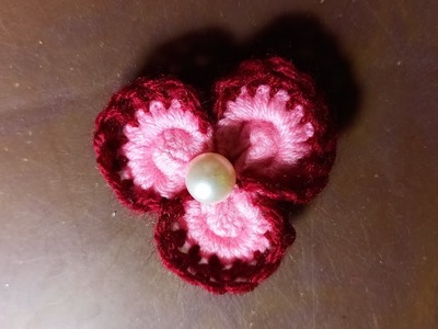 Amazing Woolen Flower Trick  !! Craft Idea With Finger  !! Hand Work And Hand Embroidery Making