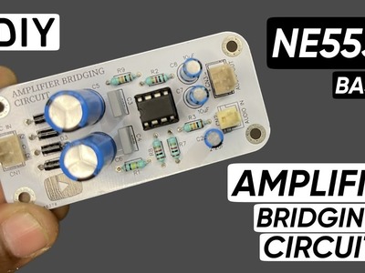 Amplifier Bridging Circuit Board DIY • NE5532 DUAL OP-AMP IC BASED • Assembling • HINDI • FT: JLCPCB