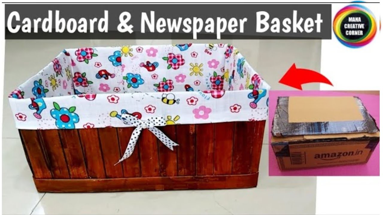 Big Cardboard Box reuse idea | DIY Organizer from Empty Cardboard box ????| Waste Cardboard box craft
