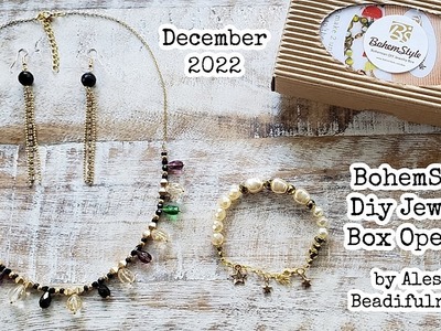 BohemStyle Diy Jewelry Box December 2022 Opening