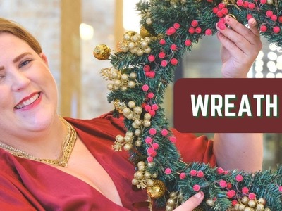 Christmas Wreath DIY | Vlogmas Day 10