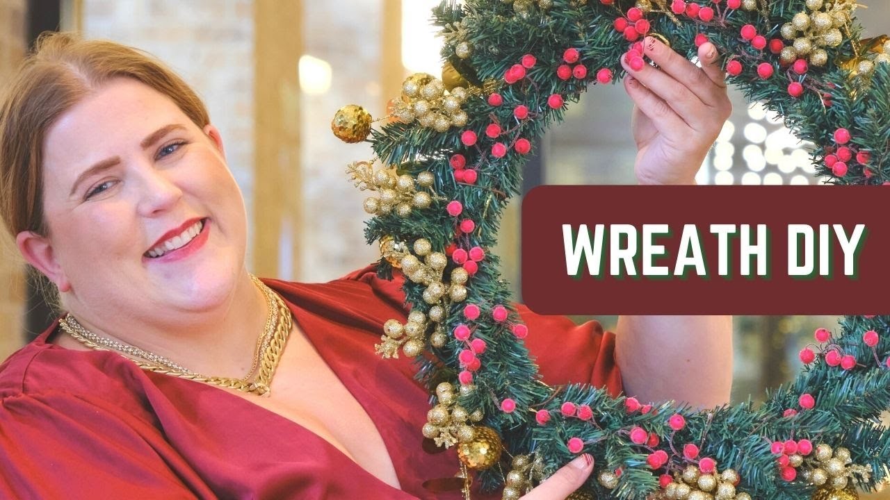 Christmas Wreath DIY | Vlogmas Day 10