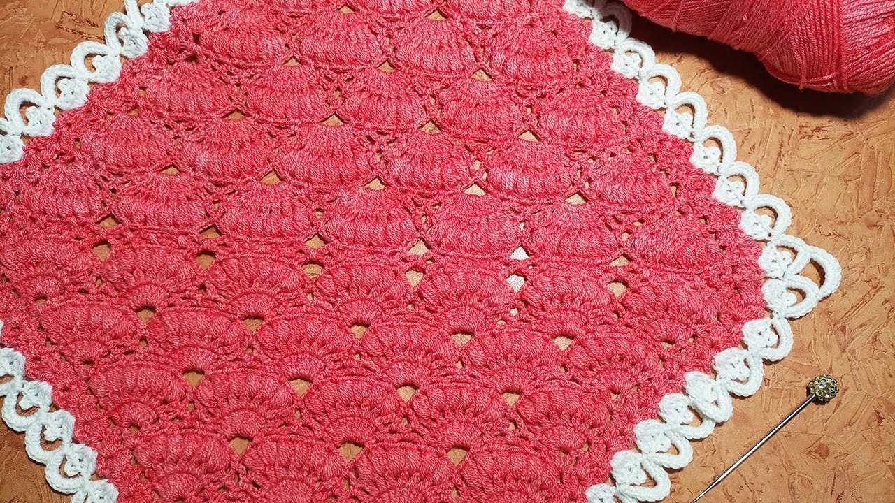 Crochet Design ( Thalposh. Table Cloth. Placemat. Doily ) in Hindi & Urdu - Woolen Craft #131