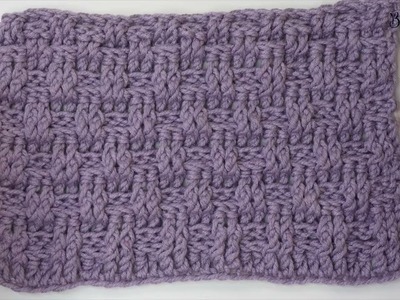 Crochet Mini Basket Weave - Learn How to Do It Left Handed! ????