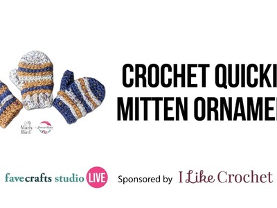 Crochet Quickies: Mitten Ornaments