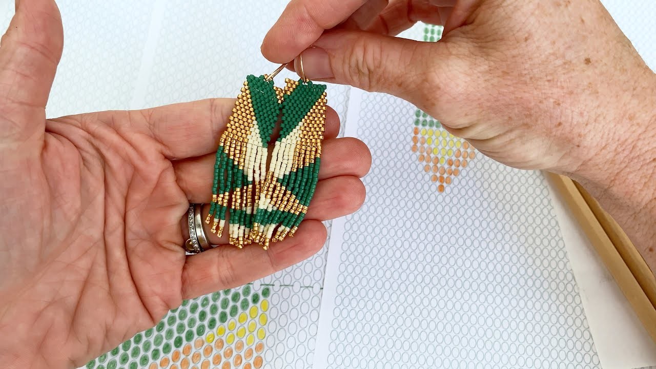 Design Process Tutorial: How to Design a Modern Color Blocked Fringe Earring