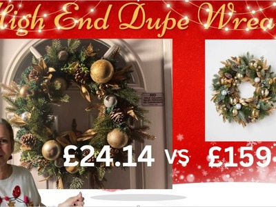 ???????? DIY HIGH END BALSAM HILL DUPE CHRISTMAS WREATH. CREATE THE LOOK FOR LESS. December 2022????????