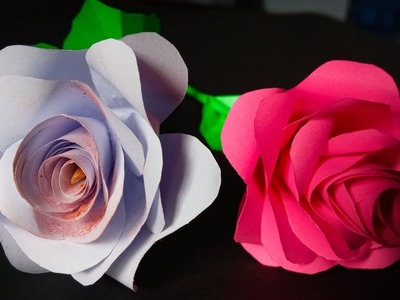 DIY.How to Make Rose Paper Flower Craft Easy| Rose Handcrafted