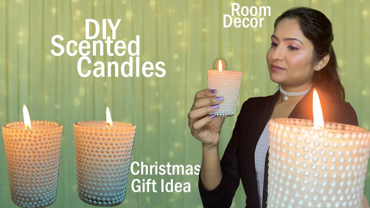 DIY Scented Candles for Christmas Candles | Christmas Gift Idea | Christmas Room Decor