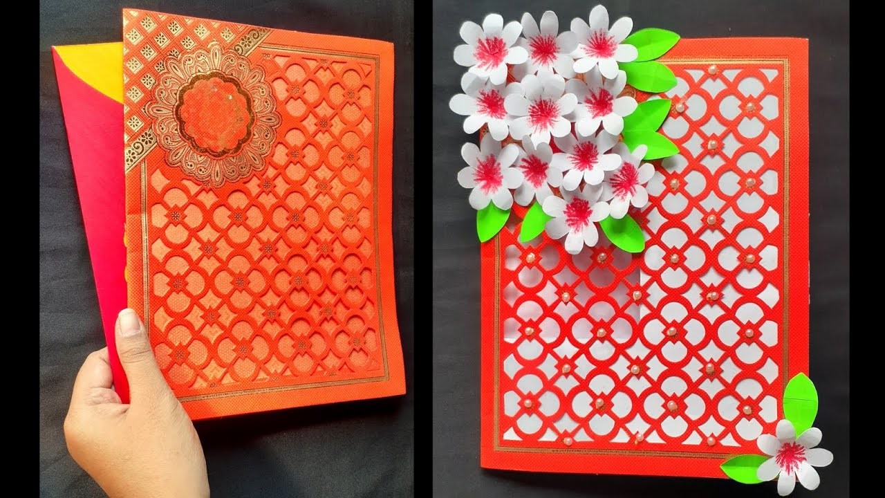 Easy New Year card Making Idea From Wedding Card???? || Card Making Idea || Craftleo Channel ||