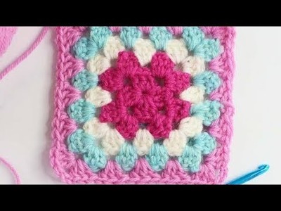 How to crochet  Granny square,