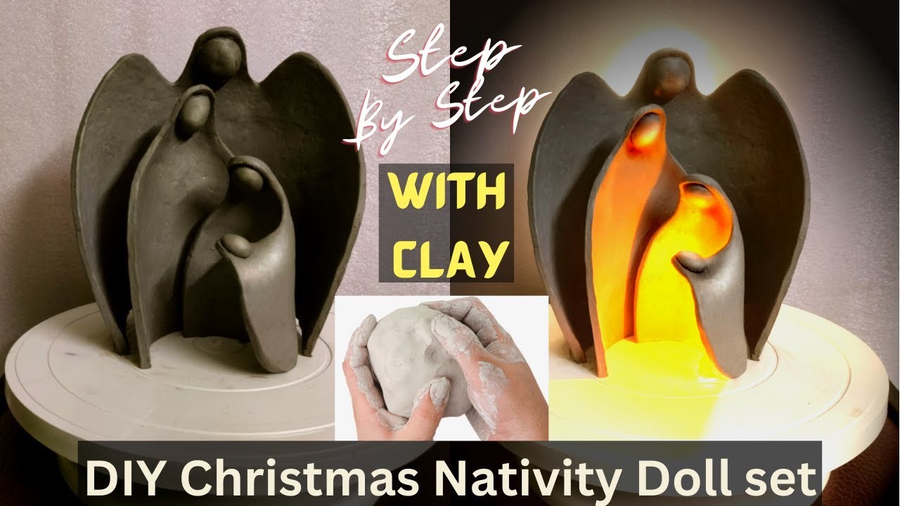 How To Make A Baby Jesus Statue At Home With Clay | Mitti se Baby Jesus Banana- This is SO COOL ❤️