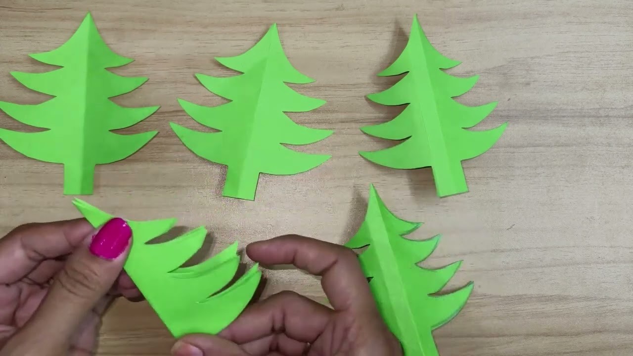 How to make a Christmas tree with paper | paper craft  | merry Christmas| #christmascraftsdiy | #diy