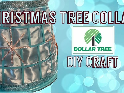 How to Make a Christmas Tree Collar - Dollar Tree DIY Craft - Laundry Basket Christmas Decoration