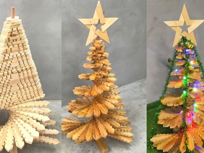 How To Make A Wooden Christmas Tree Out Of Old wood - DIY Christmas Tree Ideas With Cheapest Cost
