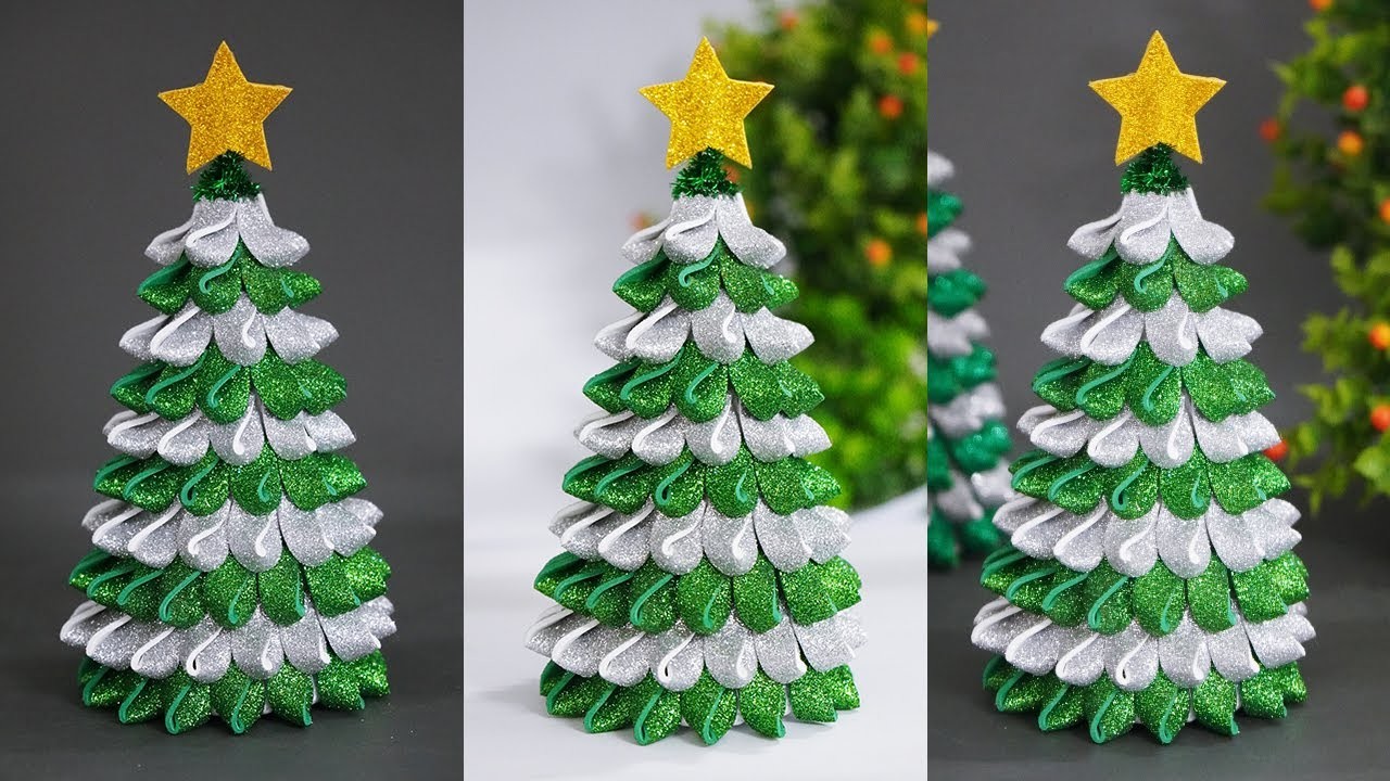 How to Make Christmas Tree????Xmas Tree Making Idea with EVA⭐DIY Cute Christmas Decor