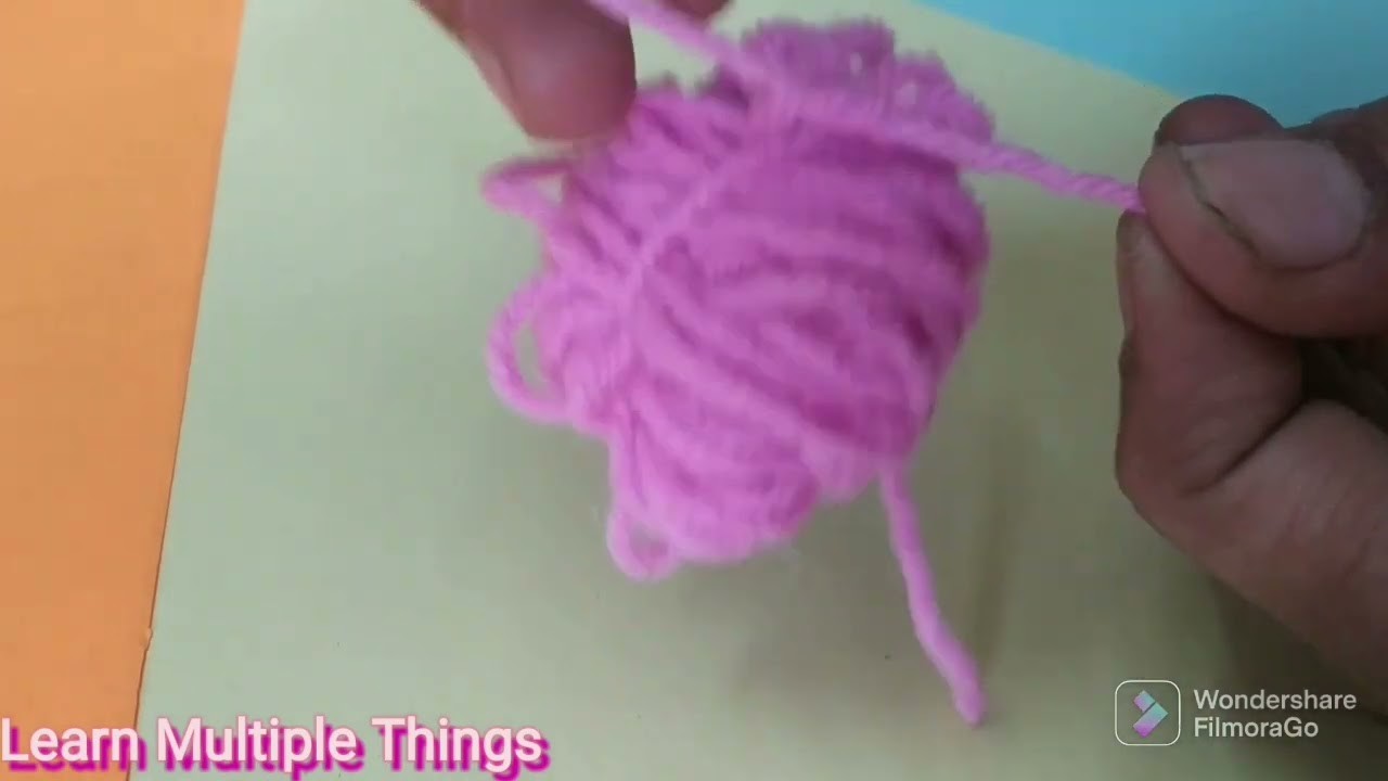 How to make Pom Pom | Simple technique | Learn Multiple Things