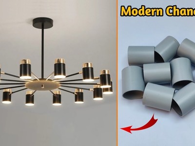 How To Make Wall Hanging Lamp | Modern Chandelier | Diy Wall Decor | Wall Decoration Ideas