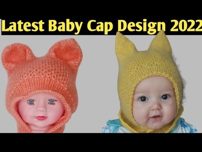 New baby cap design 2022.cap bunai design for baby.topi ka design.woolen cap knitting for baby