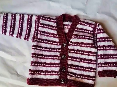 Newborn baby sweater design | Baby Sweater| Sweater Design|Two color Sweater Design for baby  part 2