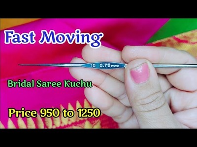 Saree Kuchu #384.Tassels.How to make crochet Saree kuchu design for beginners