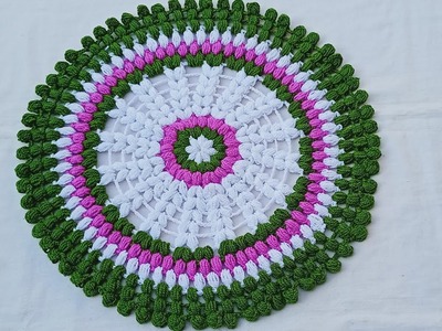 Thalposh Design | Thalposh Crochet New Design | Woolen Rumal New Design | Crosia Design Thalposh