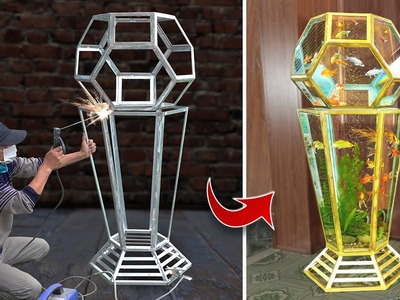 WOW! DIY aquarium 2022 World Cup trophy | Aquarium decoration ideas