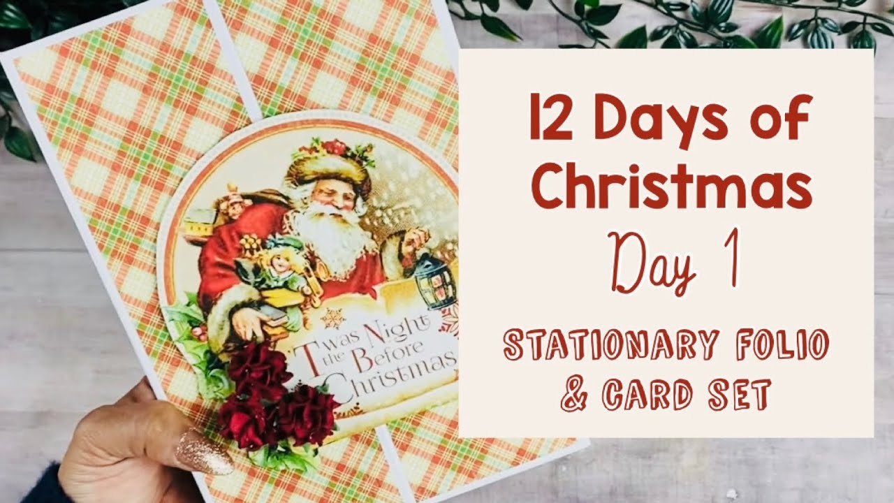 12 Days of Christmas Day 1: Folio Stationary