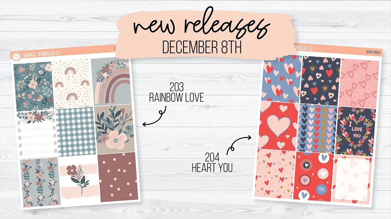 All The Love | February New Releases | Collection 203 & 204