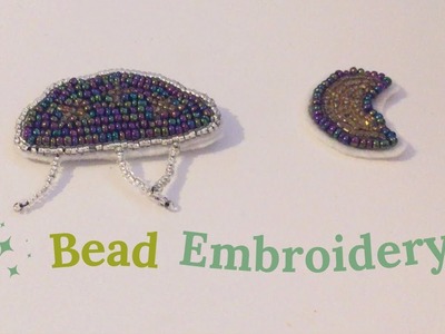 Basic Bead Embroidery Lapel Pin Tutorial