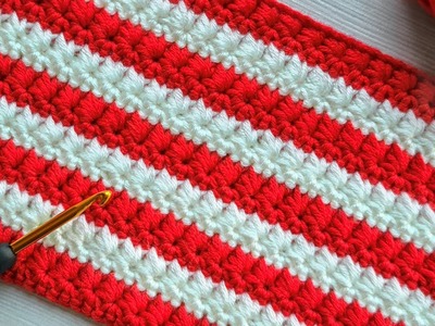 BOOM! ???? The Most Beautiful Crochet Stitch for Blankets and Sweaters. Let's do it for Christmas! ????