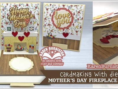 Cardmaking with Dies: Mothers Day Fireplace Card