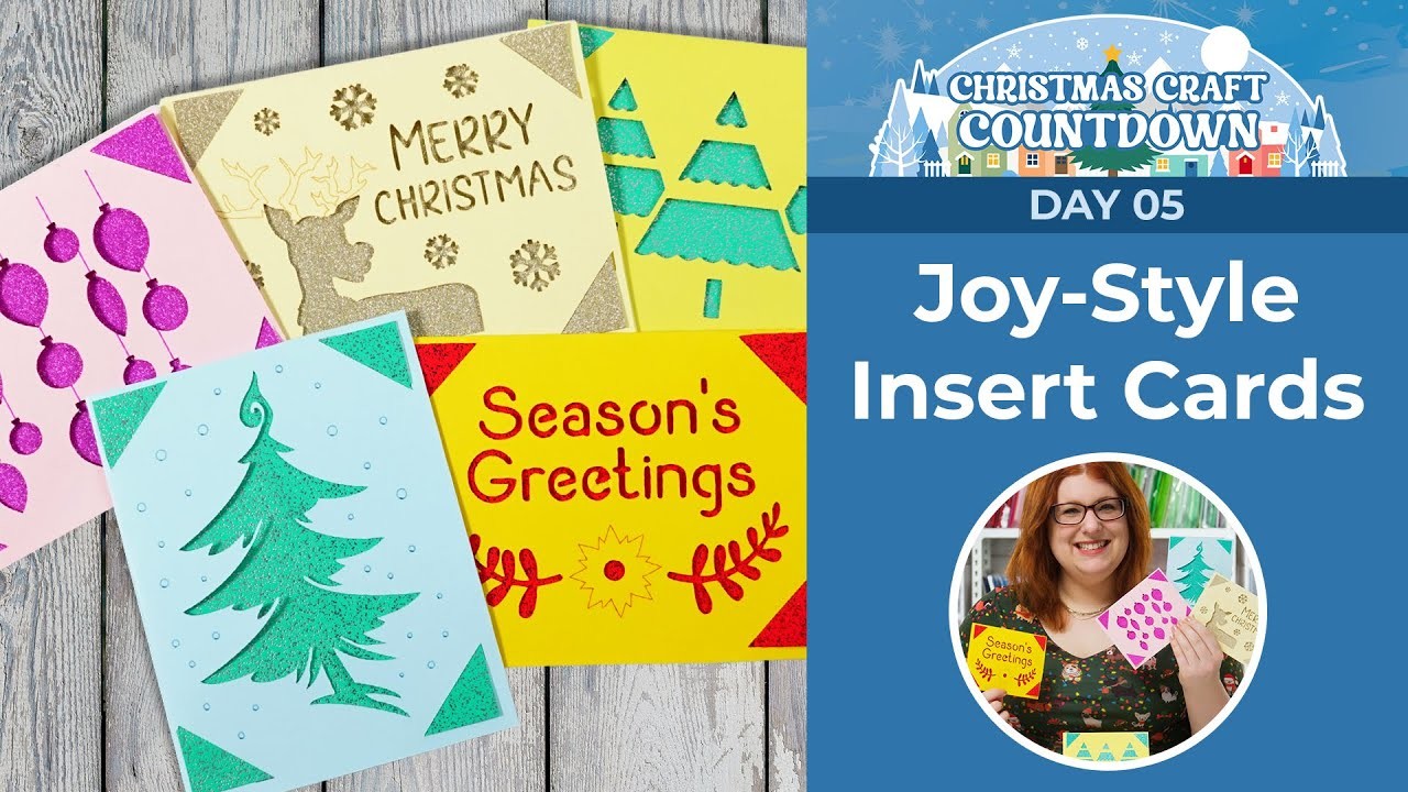 CCC Day 05 ❄️Cricut Joy Insert Cards for Christmas