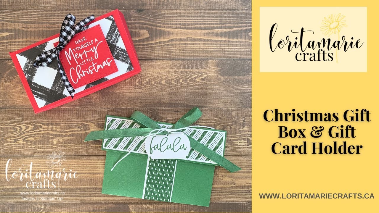 Christmas Gift Box & Gift Card Holder