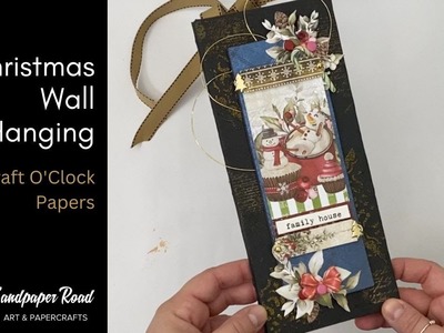 Christmas Wall Hanging | Craft O’Clock Paper | Wine Box