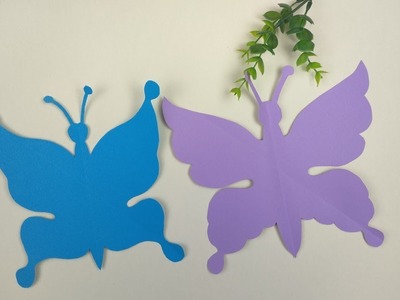 Cut A Cute Butterfly From Colored Paper | DIY Komorebi