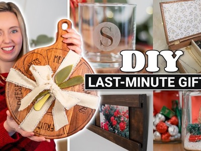 DIY Christmas gifts people ACTUALLY WANT ???? (last-minute + cute ideas)