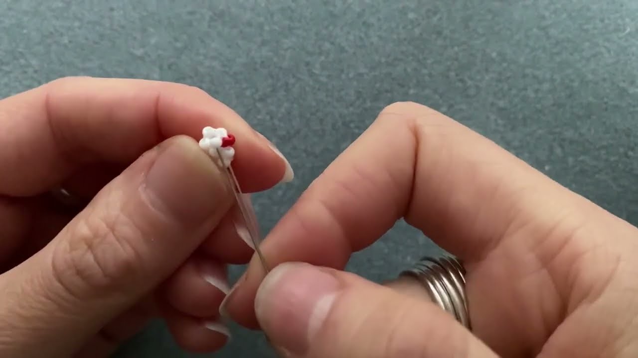 Getting started with our Candy Cane kit - Brick Stitch Beading