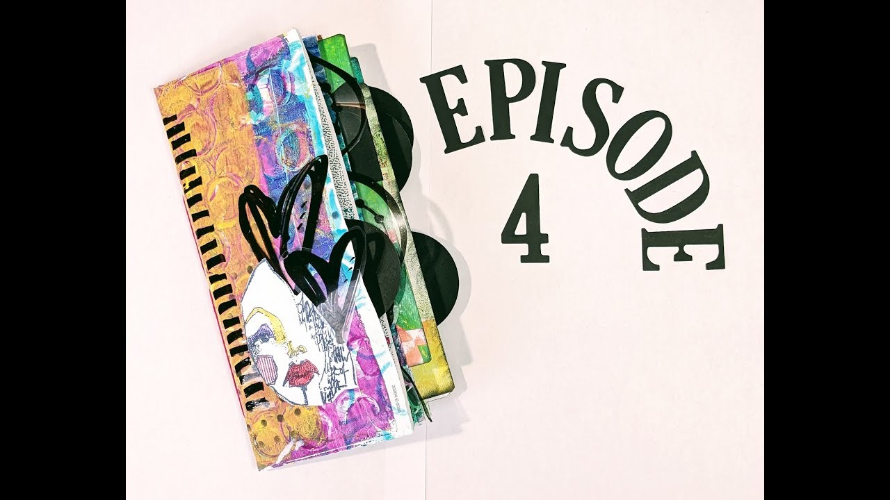 How to create an Art Journal from recycled envelopes (episode 4, the finale)