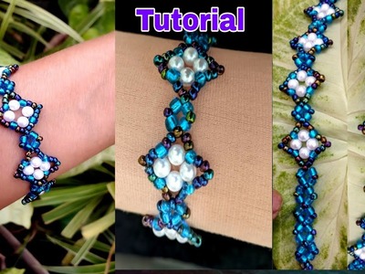 Lovely Turquoise Beads  Bracelet || How To make a Beaded Bracelet || Diy beading  ||@somycrafty